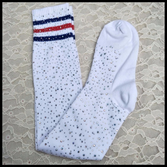 ❤️NEW Sexy Bling Over the Knee Stockings #D10W - Picture 4 of 4